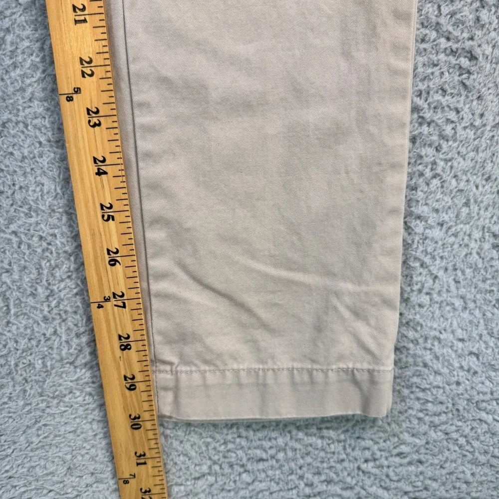 Banana Republic Aiden Chino Pants Mens 30x30 Khaki Beige‎ Slim Fit Cotton